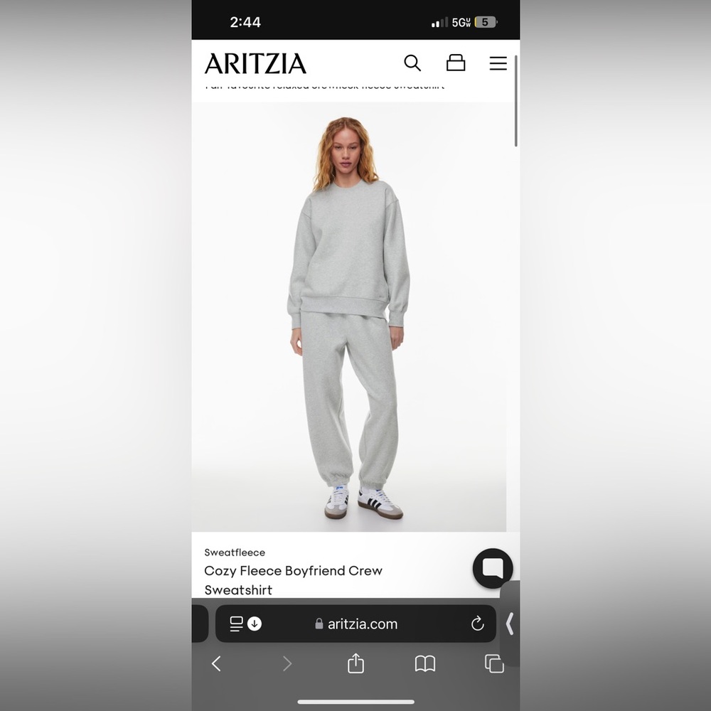 Aritzia Crew Neck Limited Edition Mustard Yellow (Size Medium)